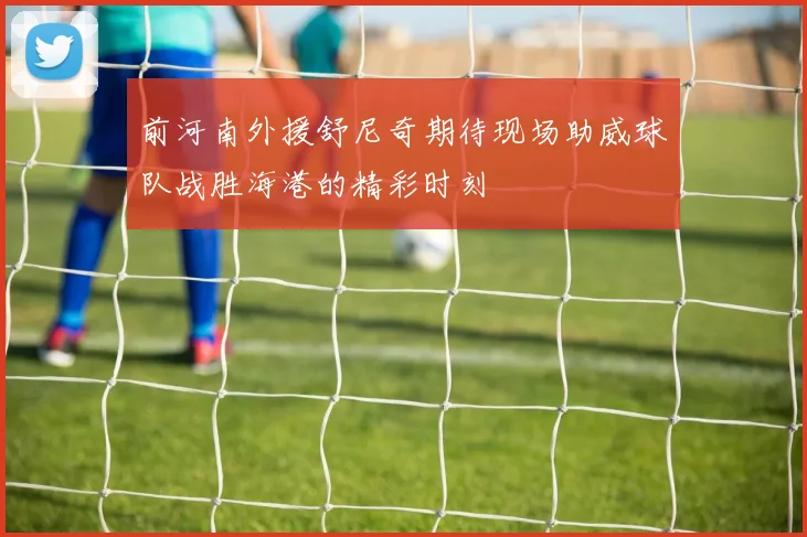 前河南外援舒尼奇期待现场助威球队战胜海港的精彩时刻